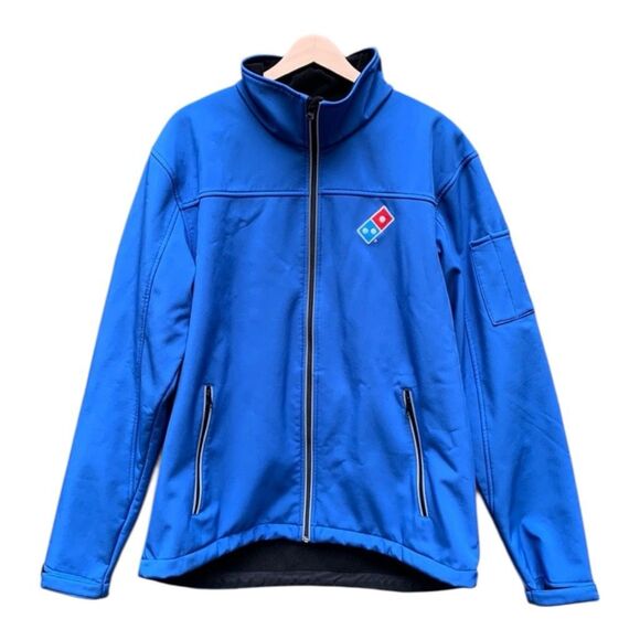 Dominos Blue Men’s Employee Delivery Jacket Uniform XL - Picture 2 of 5